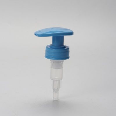 Runde Flasche 28/400 Lotion Pump mit Außenspring Links-Rechts-Sperre Hand-Lot-Dispenser