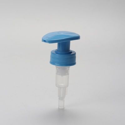 Runde Flasche 28/400 Lotion Pump mit Außenspring Links-Rechts-Sperre Hand-Lot-Dispenser