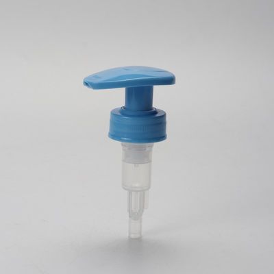 Runde Flasche 28/400 Lotion Pump mit Außenspring Links-Rechts-Sperre Hand-Lot-Dispenser